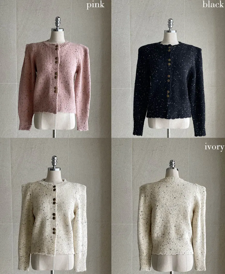 MARI Puff Sleeves Cardigans