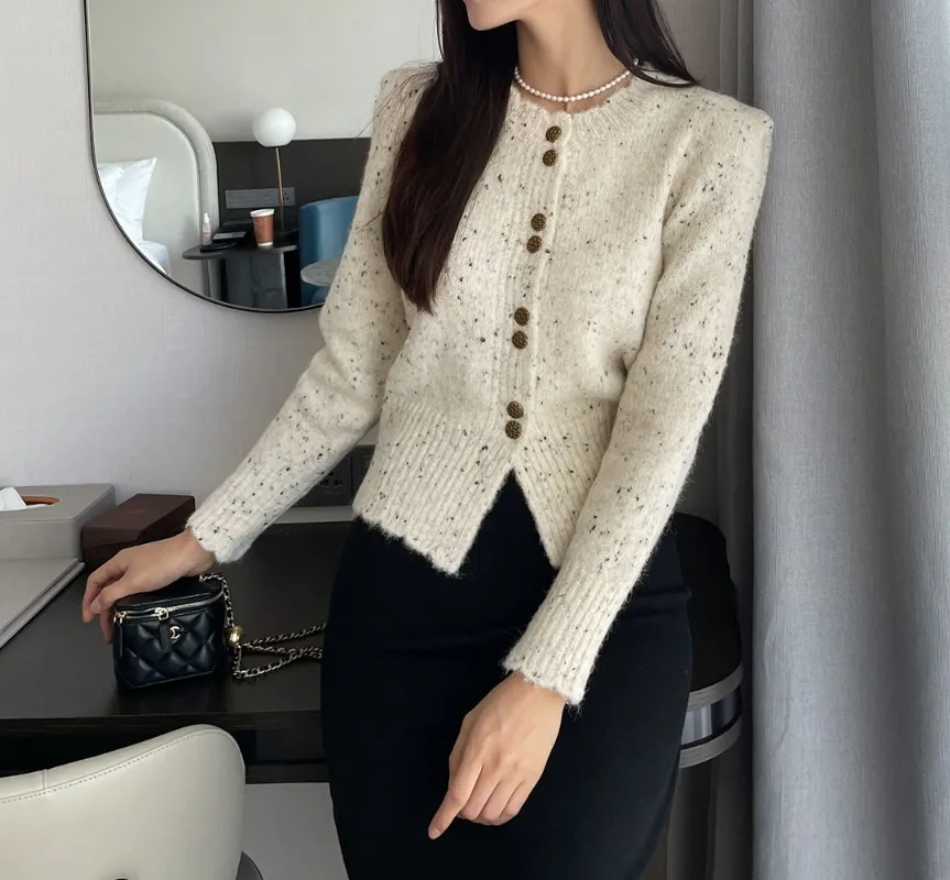 MARI Puff Sleeves Cardigans