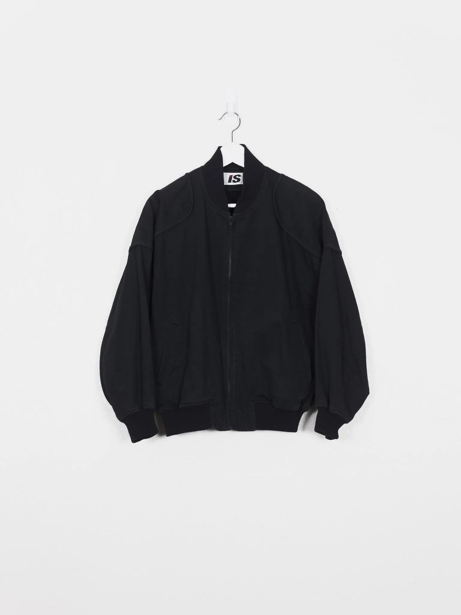 Issey Miyake Issey Sport Padded Shoulder MA-1 can be rewritten as Issey Miyake Issey Sport Padded Shoulder Bomber Jacket for bet