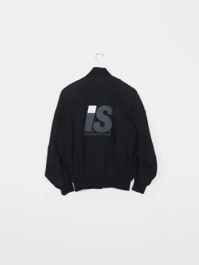 Issey Miyake Issey Sport Padded Shoulder MA-1 can be rewritten as Issey Miyake Issey Sport Padded Shoulder Bomber Jacket for bet