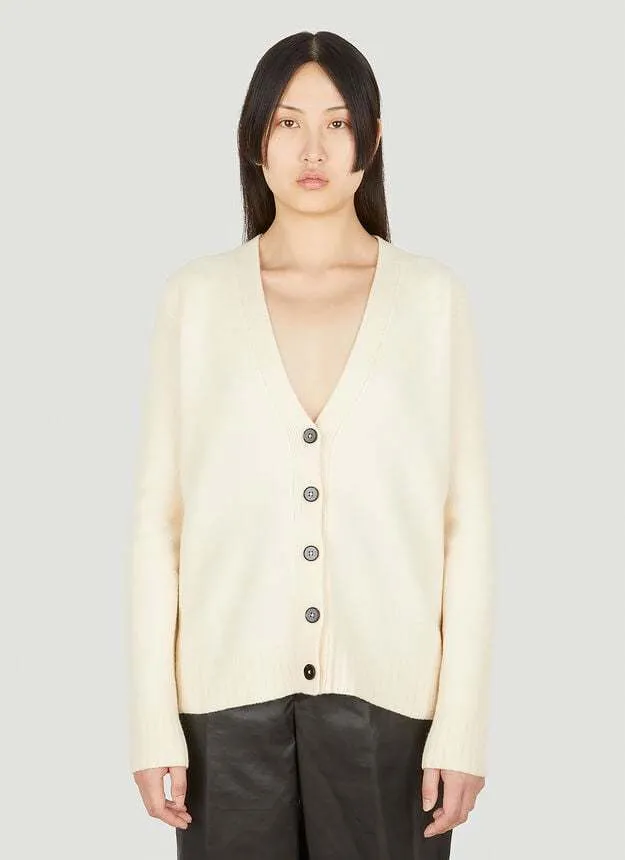 Jil Sander Casual Wool Cardigans with Long Sleeves