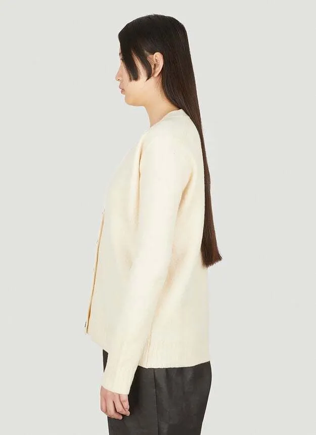 Jil Sander Casual Wool Cardigans with Long Sleeves