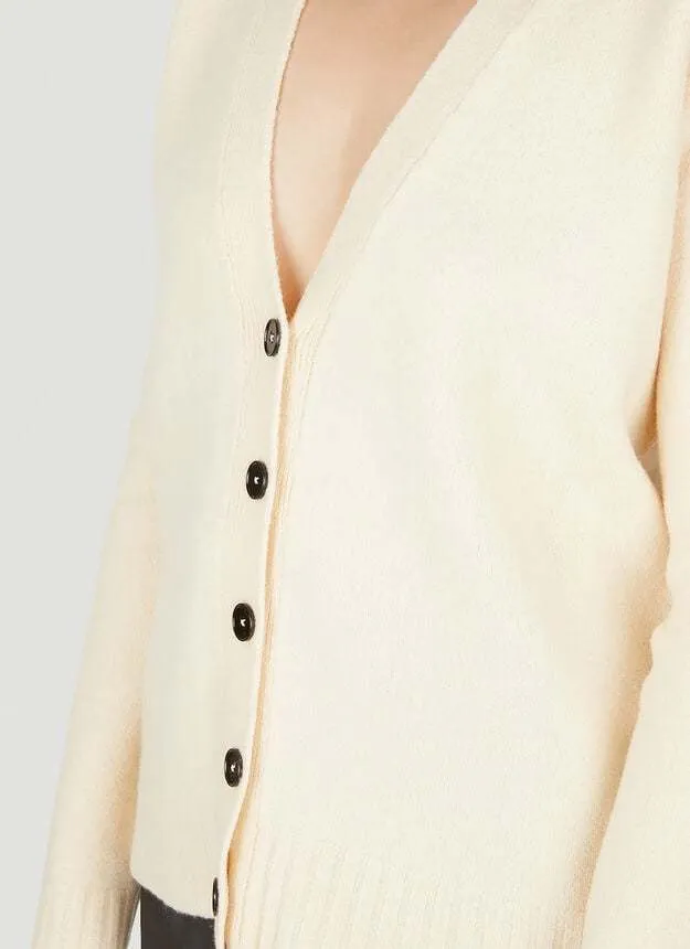 Jil Sander Casual Wool Cardigans with Long Sleeves