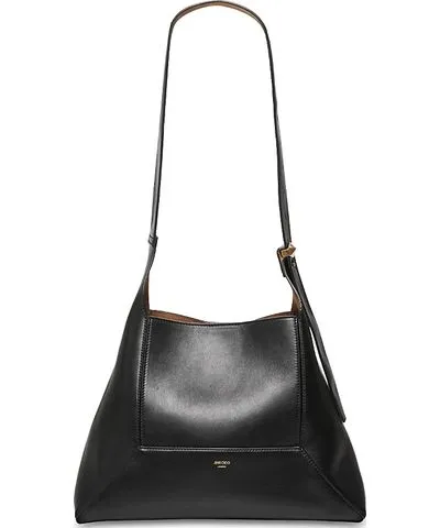 Jimmy Choo Diamond Hobo Leather Shoulder Bag