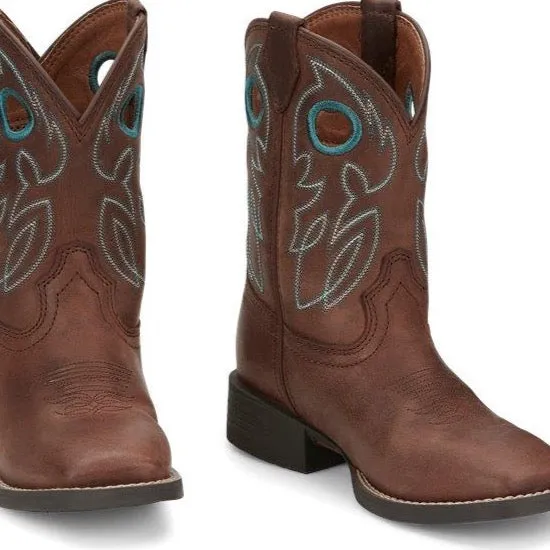 Justin Children's Bowline Junior Boot - Kid's Western Design Boots