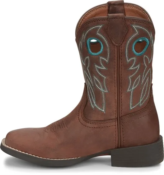 Justin Children's Bowline Junior Boot - Kid's Western Design Boots