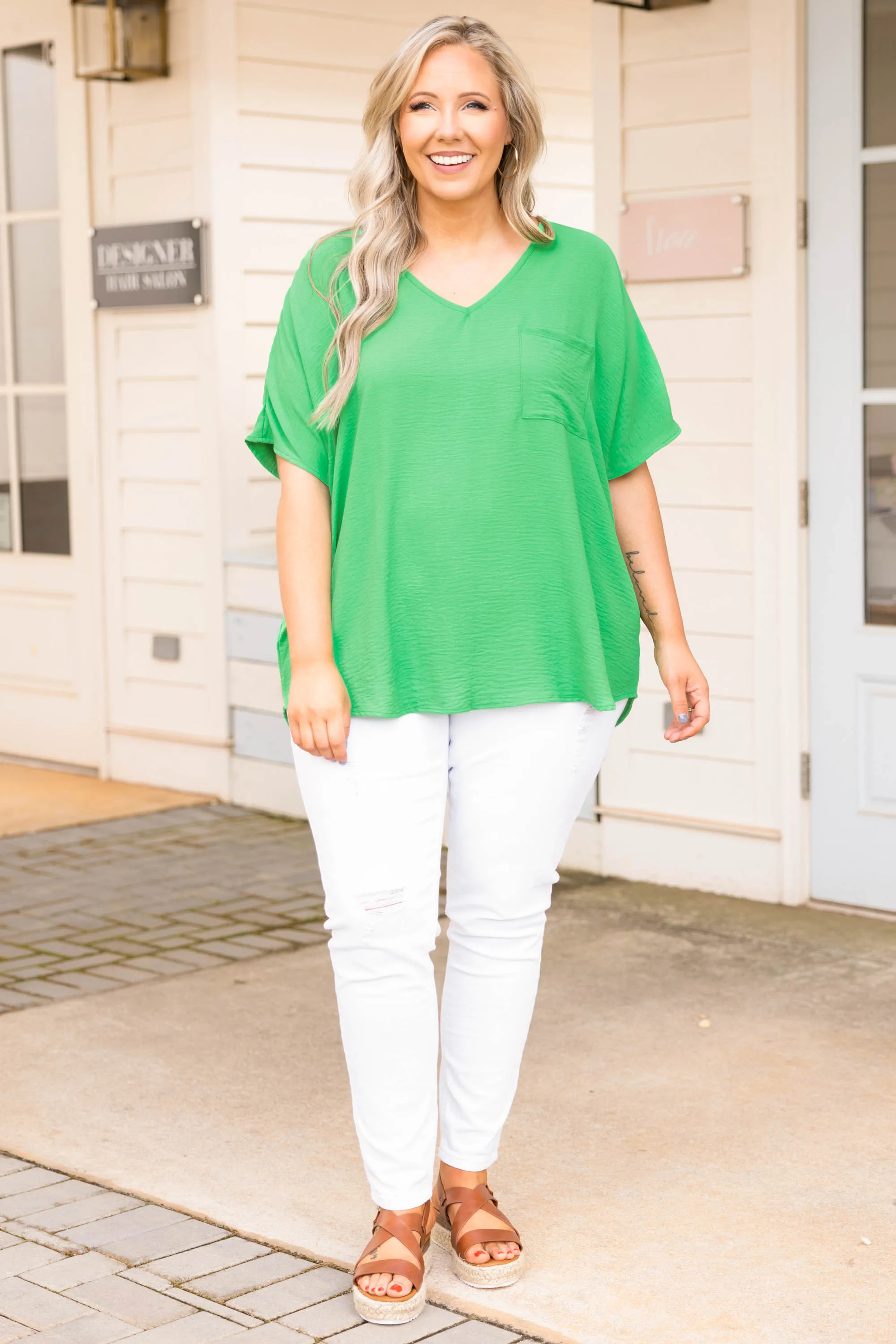 Kelly Green Everyday Top - Shop Now