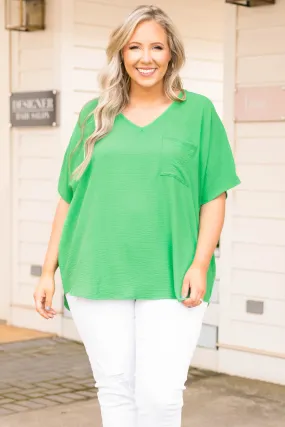 Kelly Green Everyday Top - Shop Now