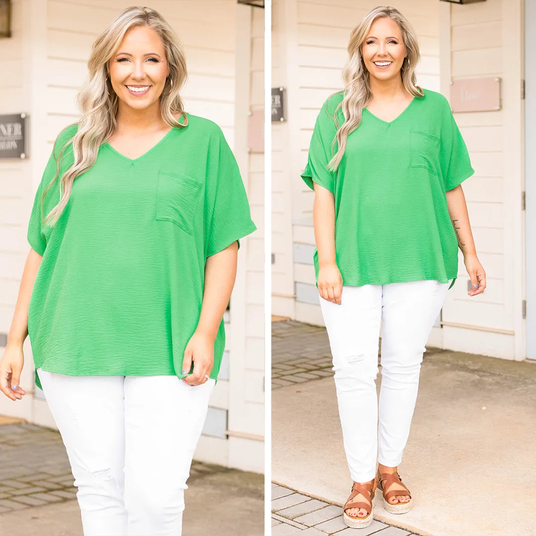 Kelly Green Everyday Top - Shop Now