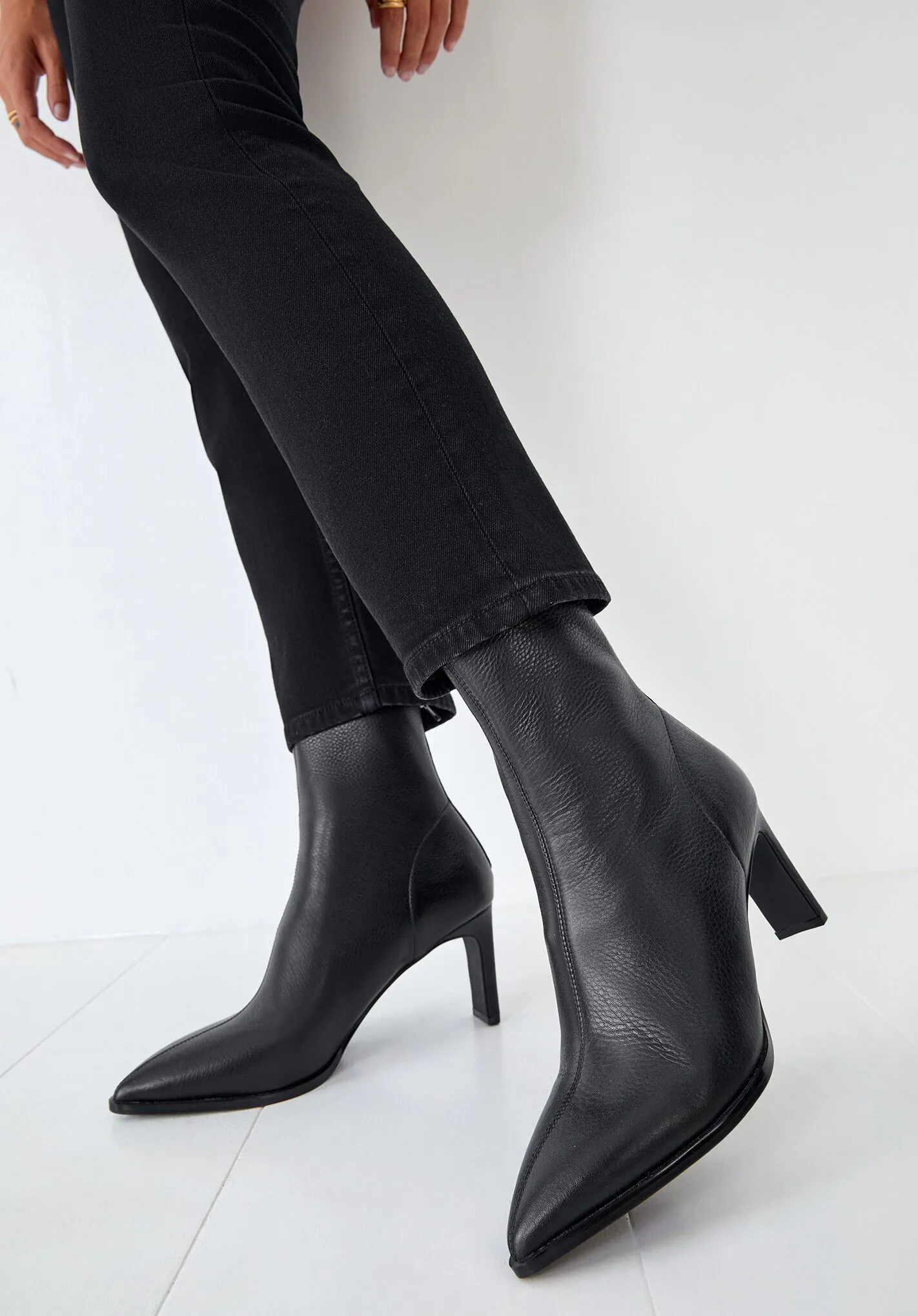 Kendal Leather Ankle Boots