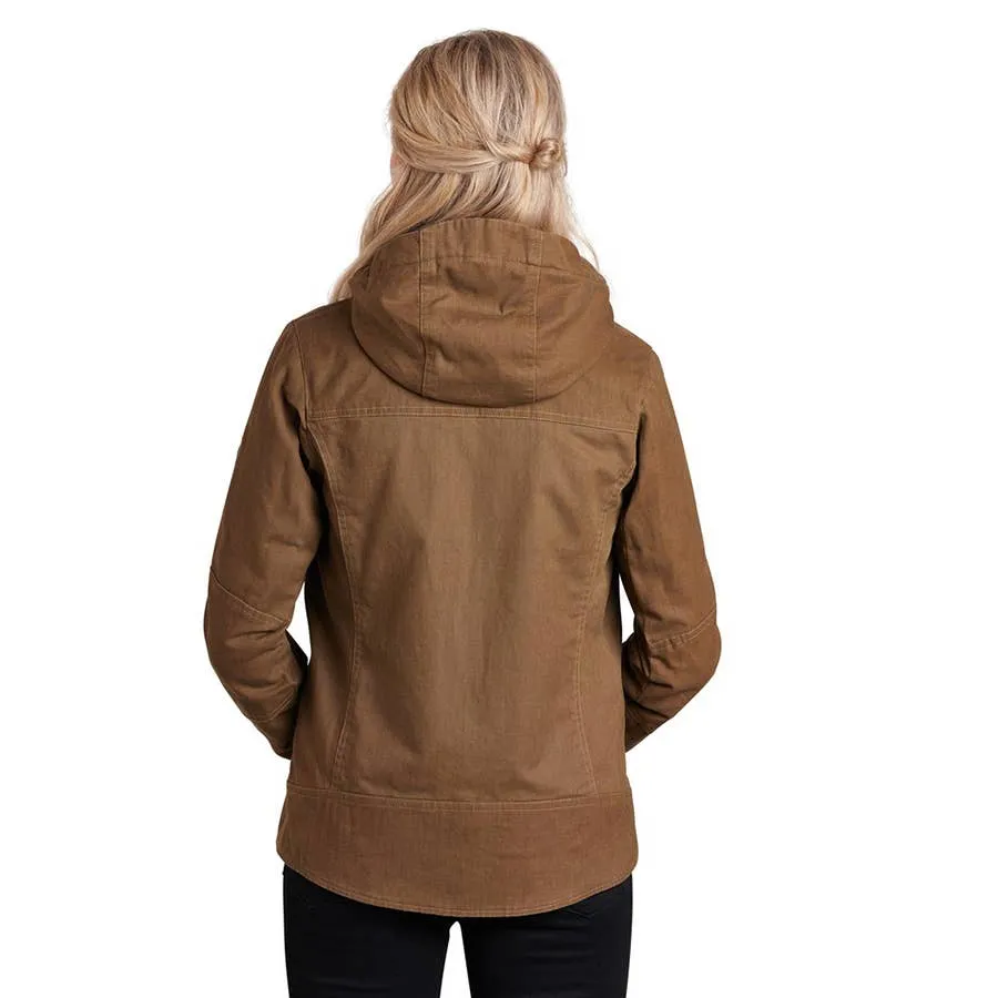 Dark Khaki Full Zip Lined Jacket - The Law Hoody by Kuhl Women's