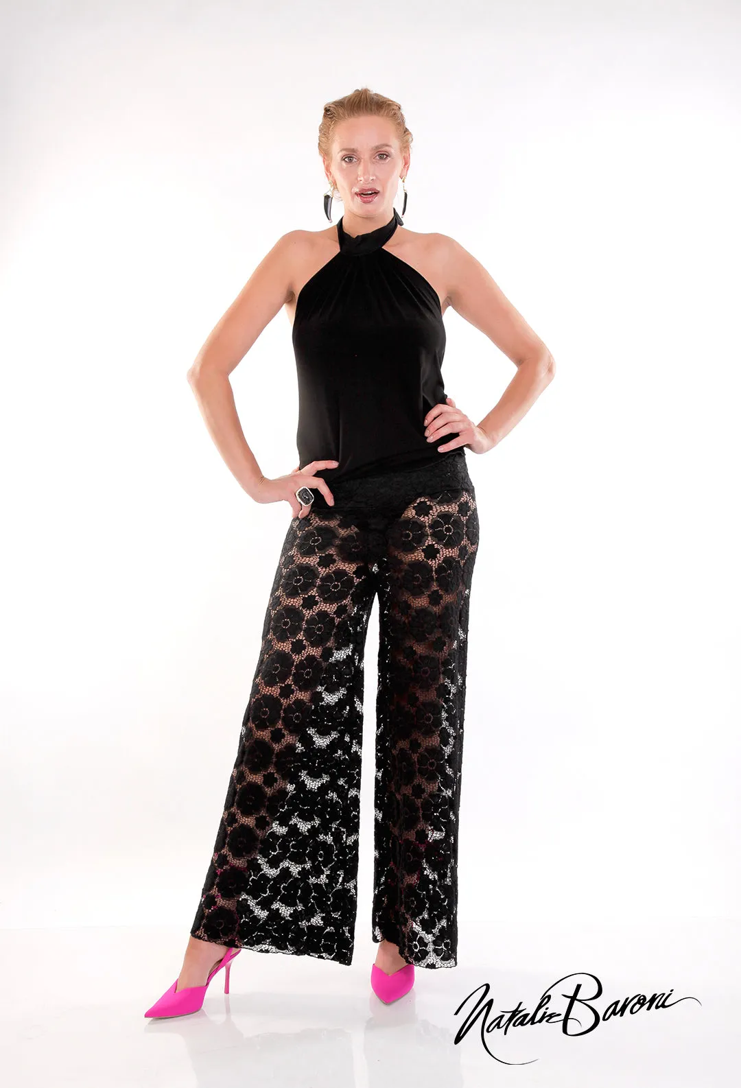 Burano Lace Palazzo Pant