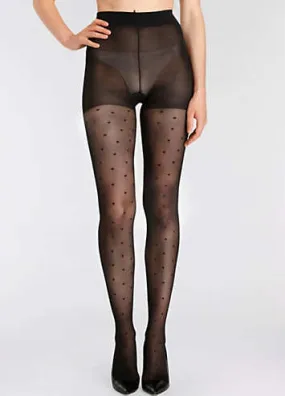 Heart Sheer 30 Denier Tights by LASCANA