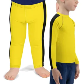 Boys' Rash Guard and Athletic Leggings Set - Legendary Style for Little Fighters