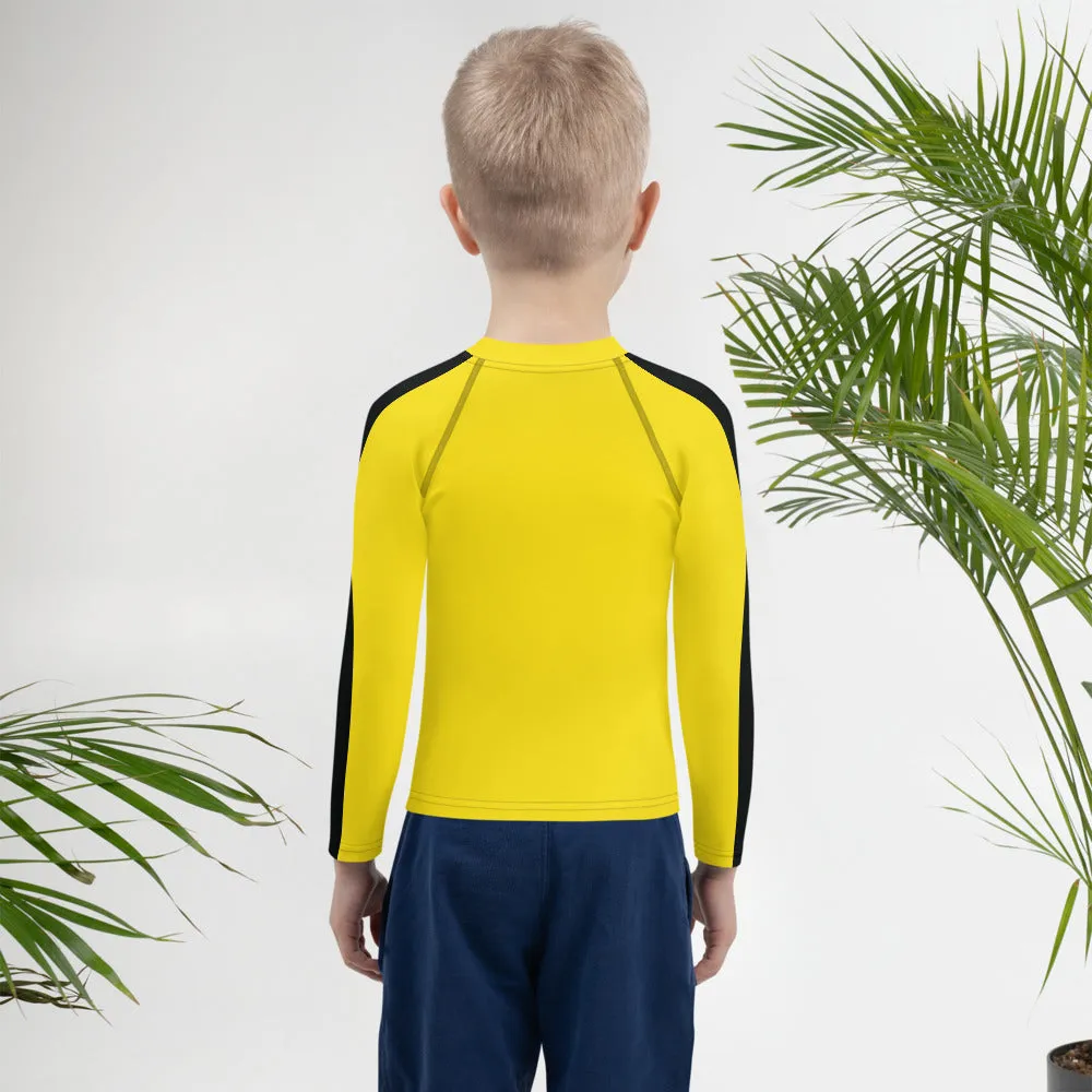 Boys' Rash Guard and Athletic Leggings Set - Legendary Style for Little Fighters