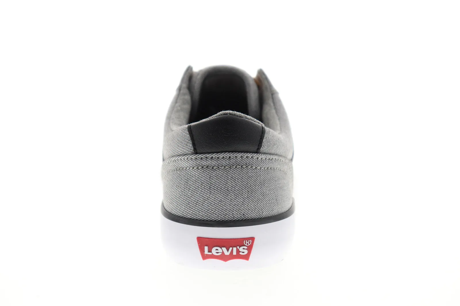 Levis Hoffman Denim 518011-01G Gray Canvas Low Top Lifestyle Sneakers