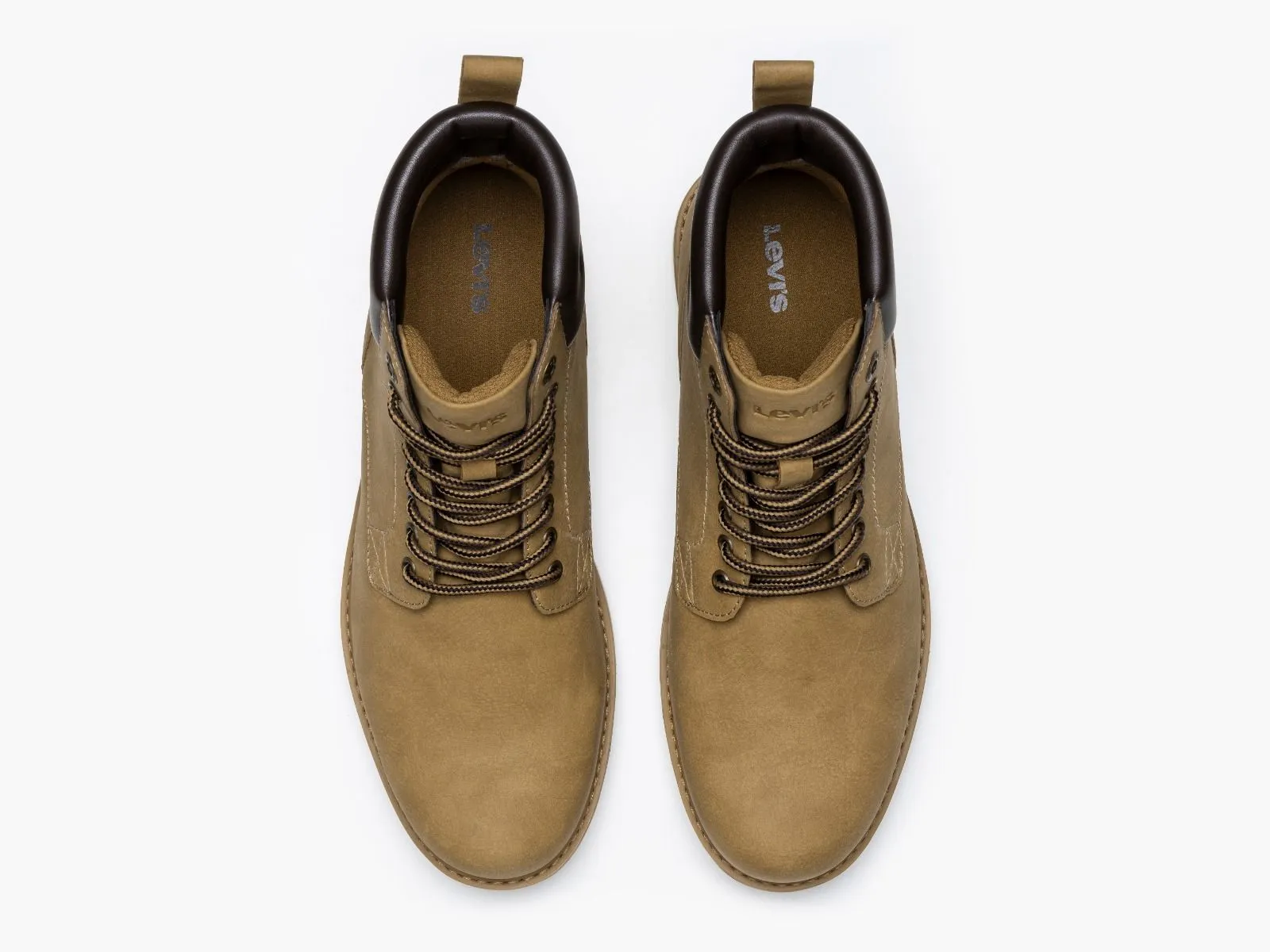 Marshall Lace Up Boots in Medium Yellow by Levi's