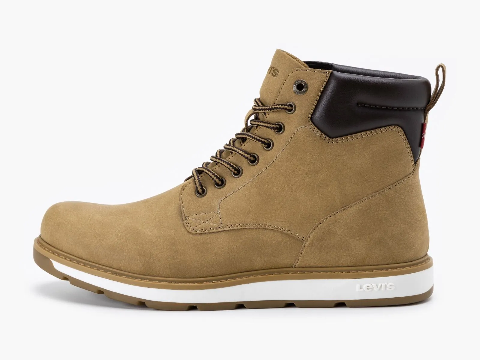 Marshall Lace Up Boots in Medium Yellow by Levi's