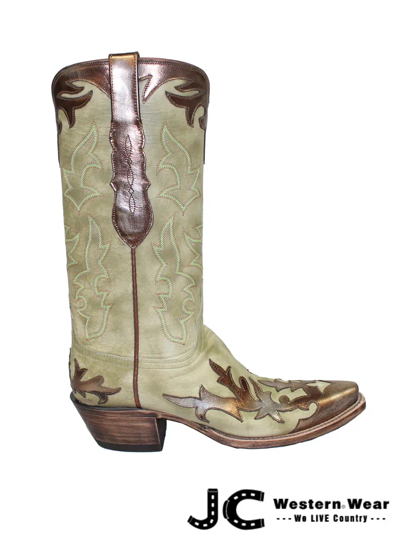 Lucchese Women's Destroyed Sage Classic Goat Skin Boots L4739.54