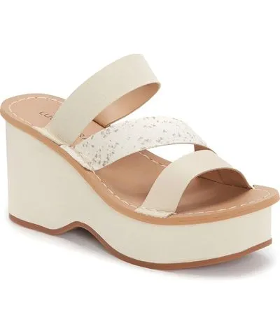 Lucky Brand Mimya Open Toe Wedge Sandals