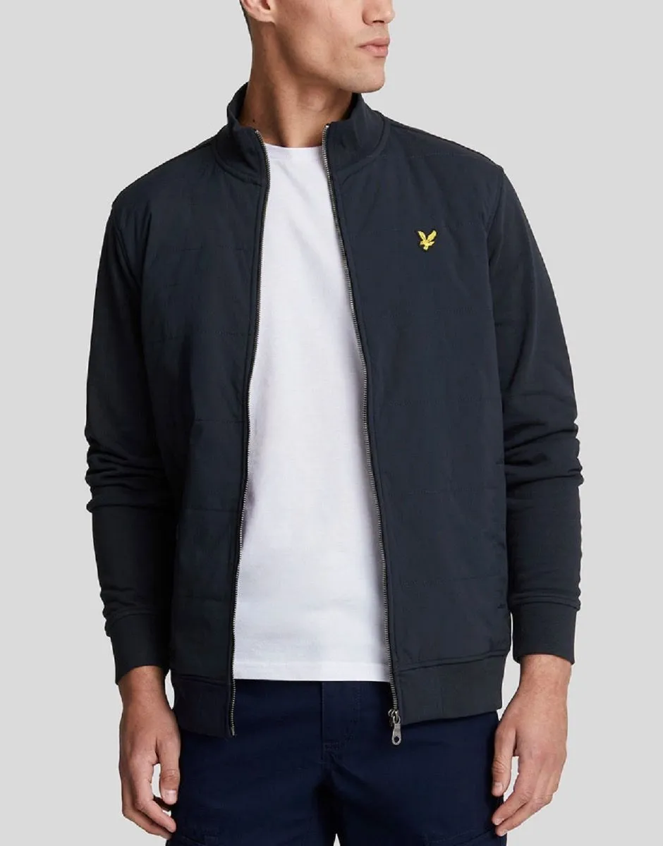 Lyle and Scott Hooded Track Jacket Navy Blue