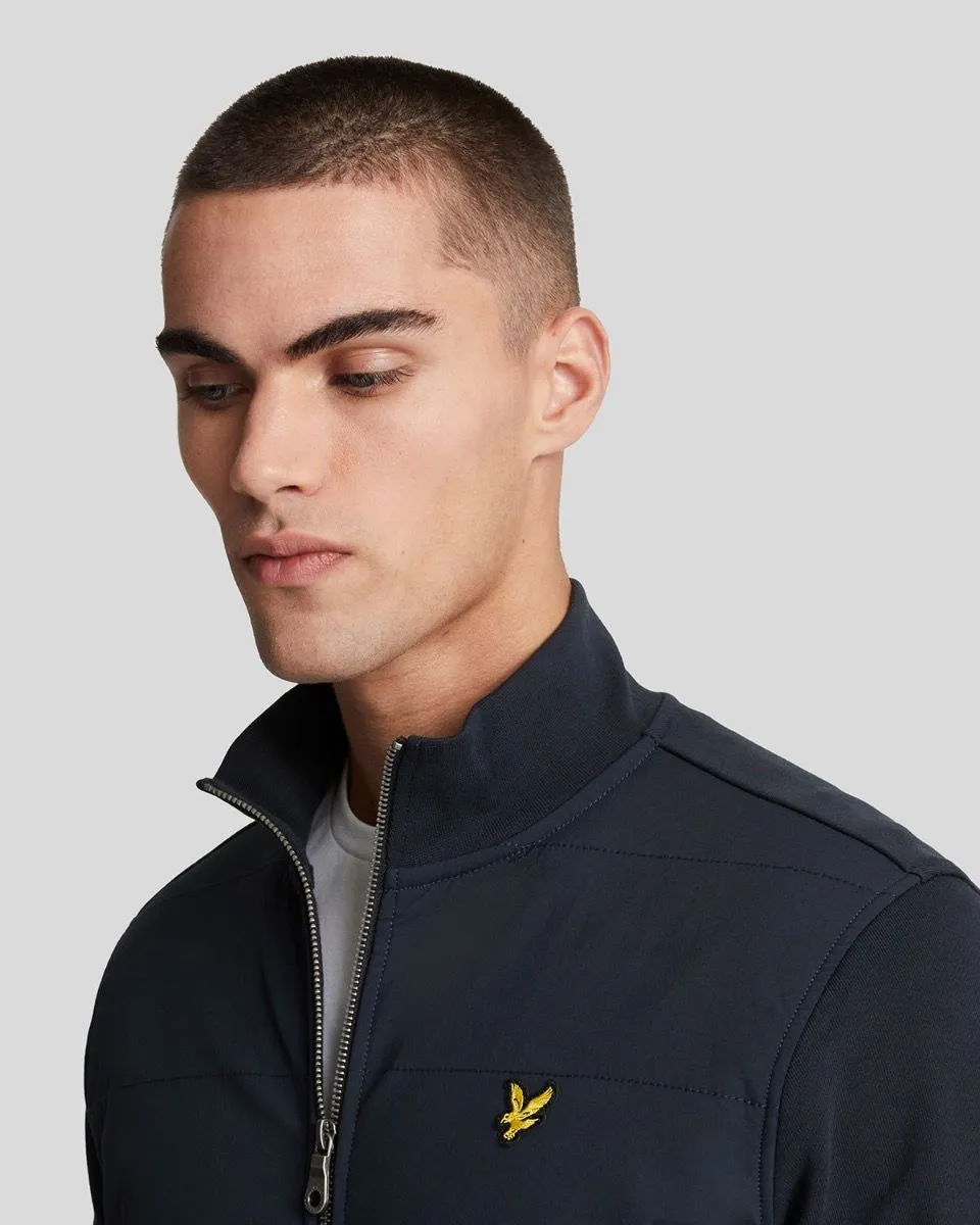 Lyle and Scott Hooded Track Jacket Navy Blue