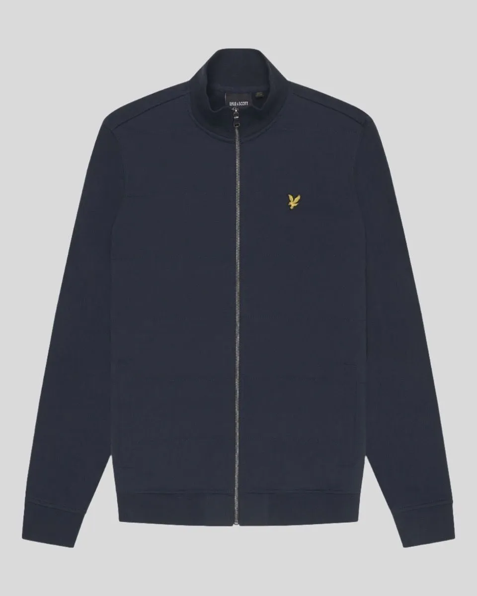 Lyle and Scott Hooded Track Jacket Navy Blue