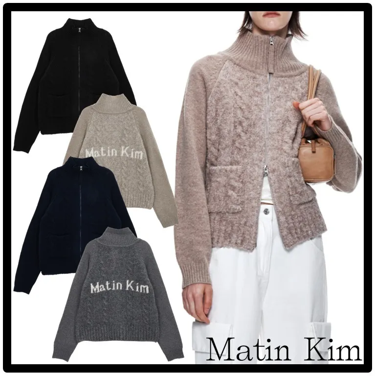 Casual Style Street Style Logo Cardigans by Matin Kim