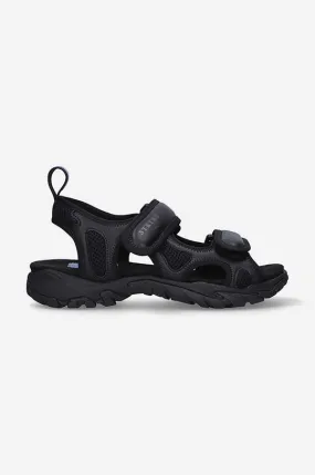 MCQ Black Striae Sandals