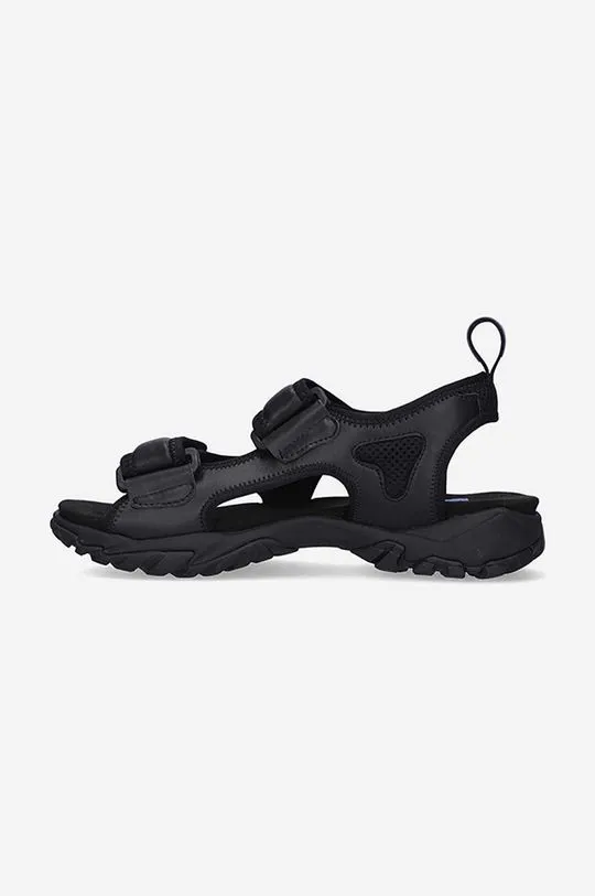 MCQ Black Striae Sandals