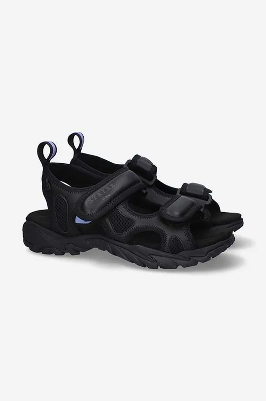 MCQ Black Striae Sandals