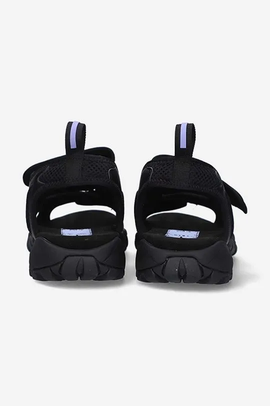 MCQ Black Striae Sandals