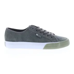 Mens Gray Suede Skate Sneakers ADYS300592-GRY - DC Shoes