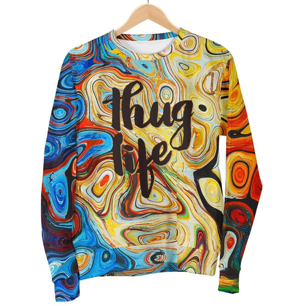 Men's Street Style Graphic Crewneck Sweatshirt