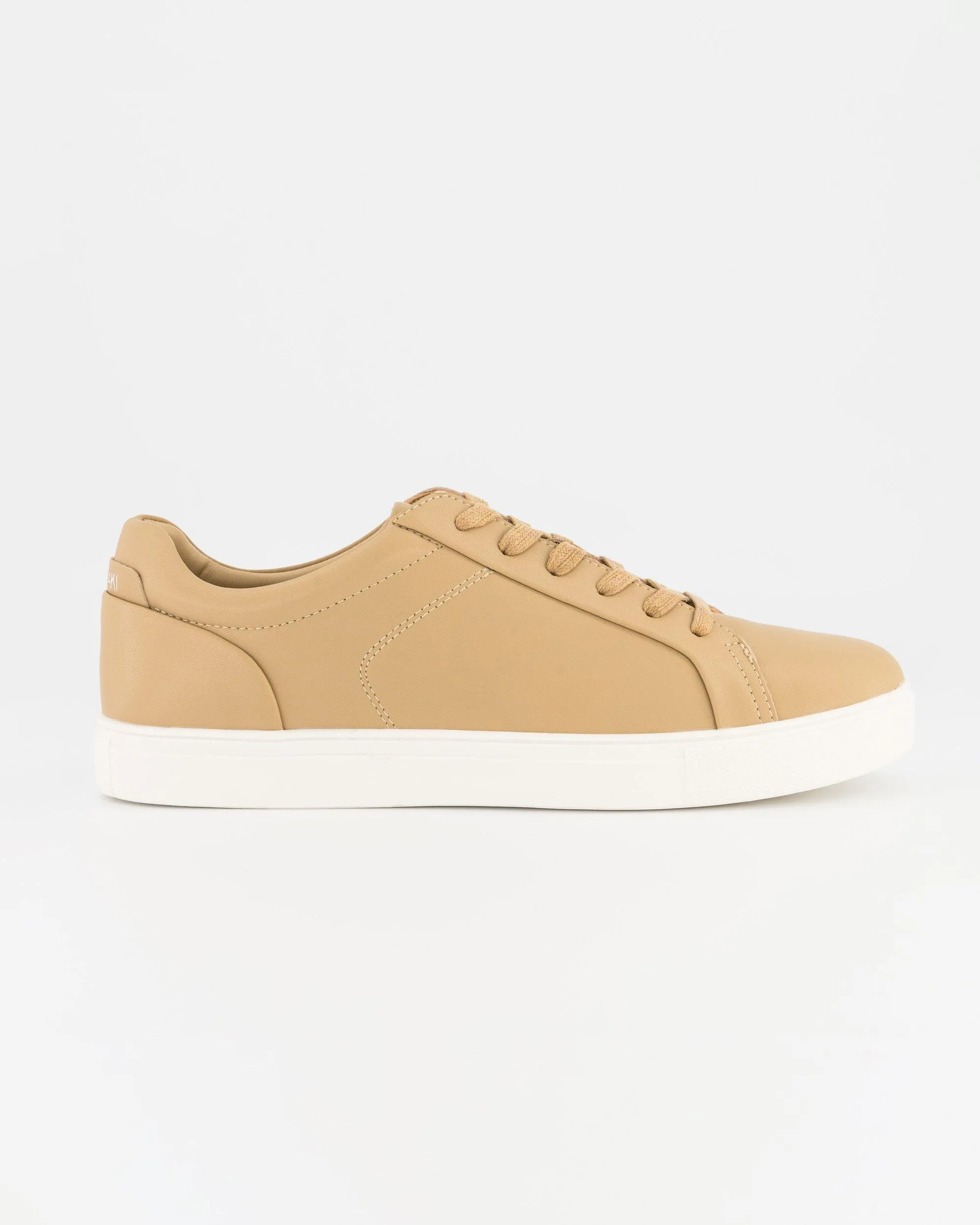 Men's Shaka Leather Sneakers in Old Khaki Color