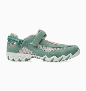 Mephisto Women's Niro Shoes - Cold Green and Cool Grey