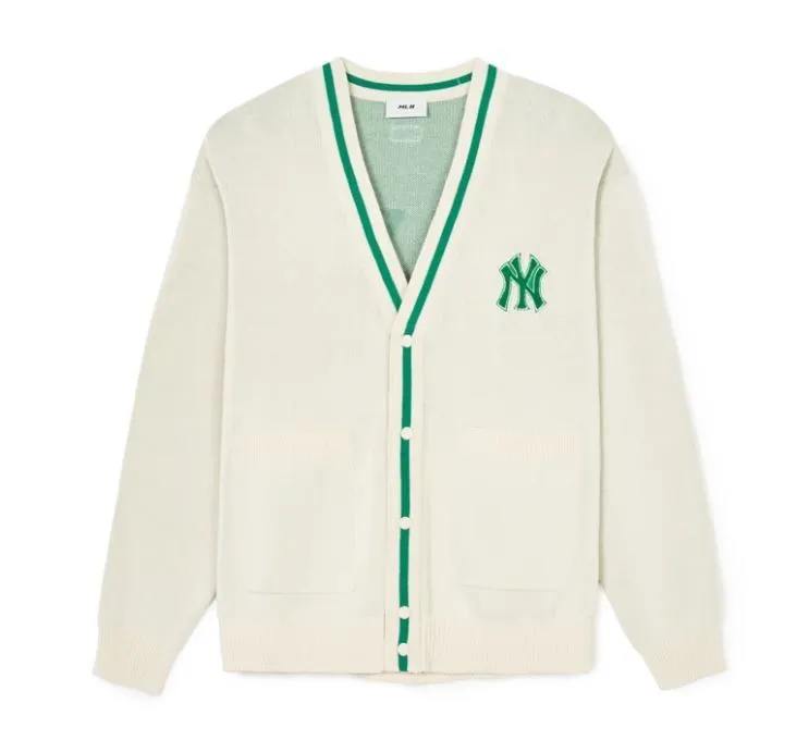 MLB Korea Unisex Street Style Logo Cardigans