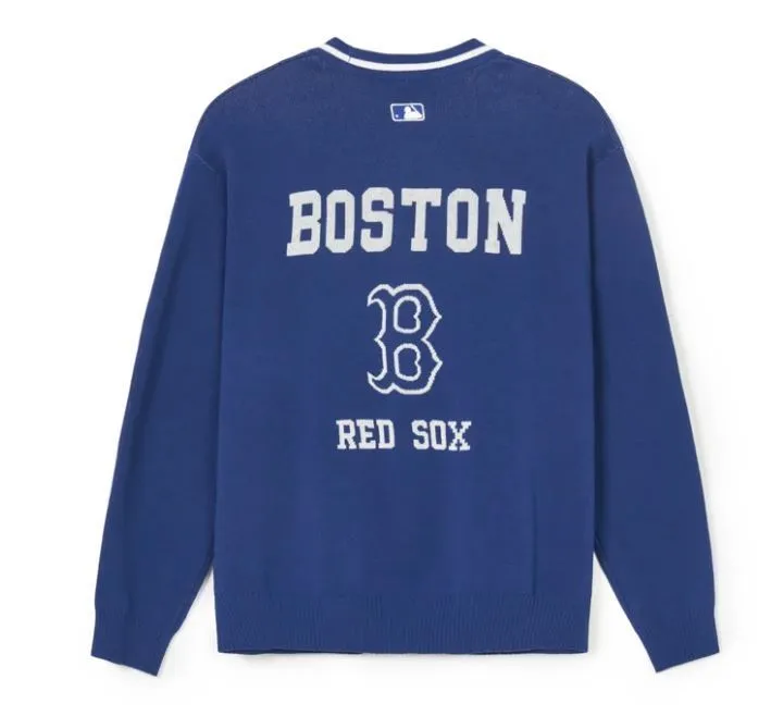 MLB Korea Unisex Street Style Logo Cardigans