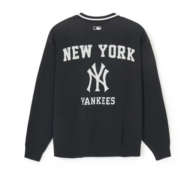 MLB Korea Unisex Street Style Logo Cardigans