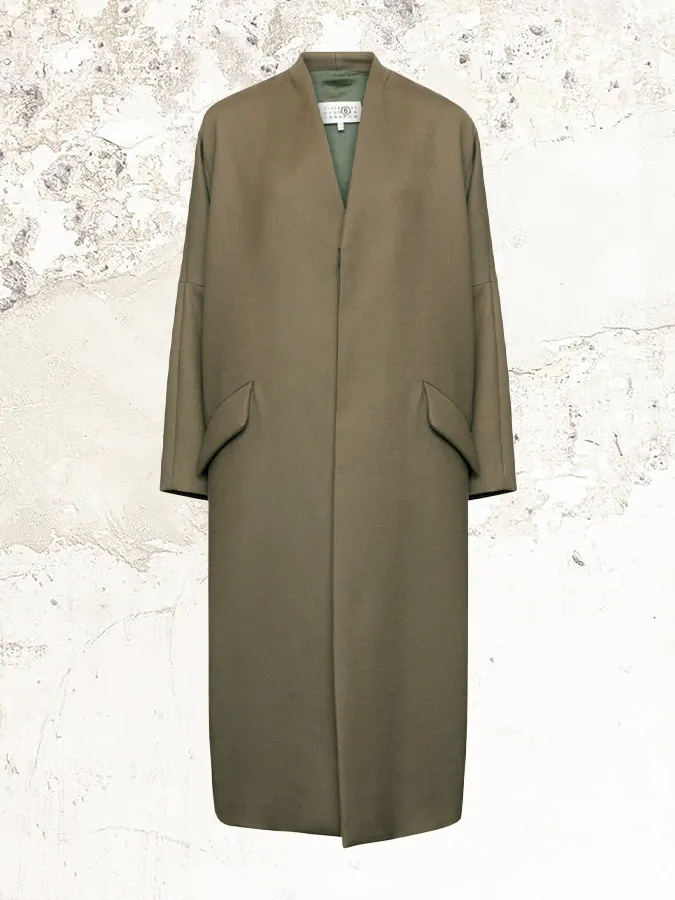 MM6 Maison Margiela coat - single-breasted coat