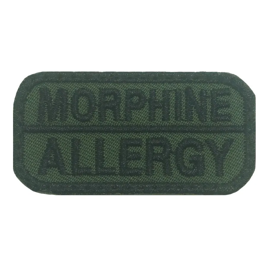 MORPHINE ALLERGY PATCH - OD GREEN can be rewritten as OD GREEN Morphine Allergy Patch for better Google search visibility.