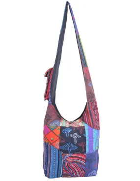 Mushroom Patch Graphic Hobo Bag