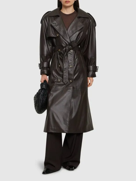 Mvp Wardrobe   Spirit belted long trench coat 