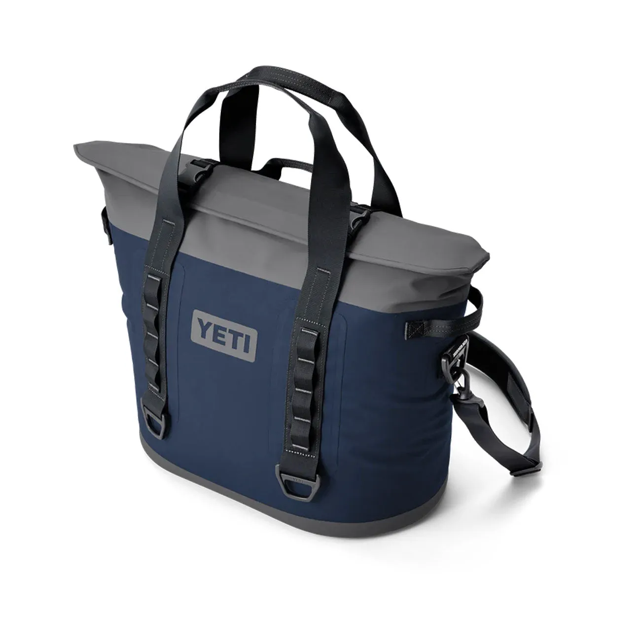 Navy Grey Yeti Hopper M30 Cool Bag 2.0