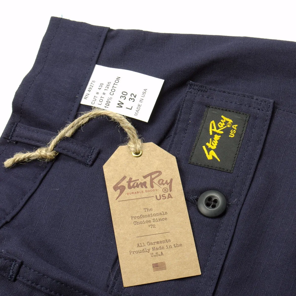 Navy Ripstop Tapered Fatigue Pant by Stan Ray