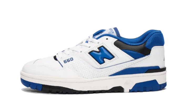 New Balance White Blue 550 - Shop Now