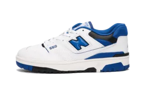 New Balance White Blue 550 - Shop Now