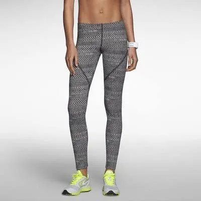 Nike Epic Lux Running Tights 589112 - Black White