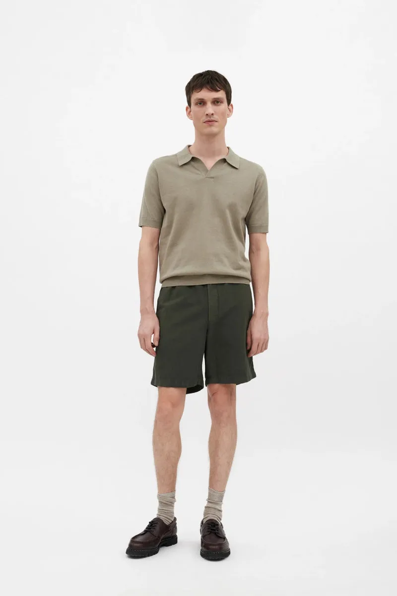 Norse Ezra Green Linen Shorts