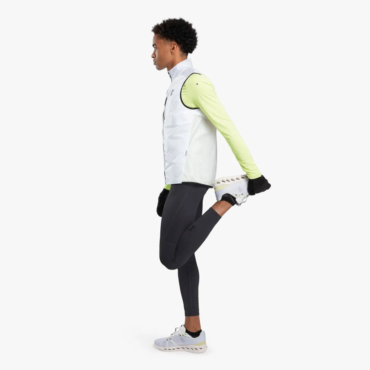 Performance Winter Tights for Men - Black: Running Gear